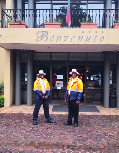 Benvenuto accommodation, conferencing and functions entrance staff